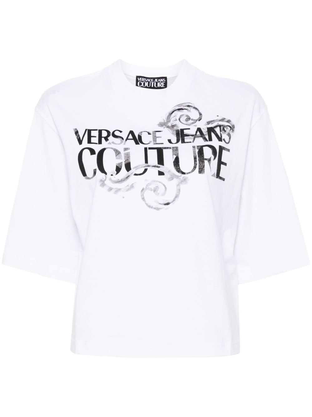 logo-print cotton T-shirt - 1