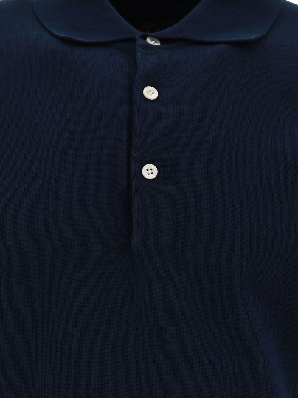 button-down cotton polo shirt - 4