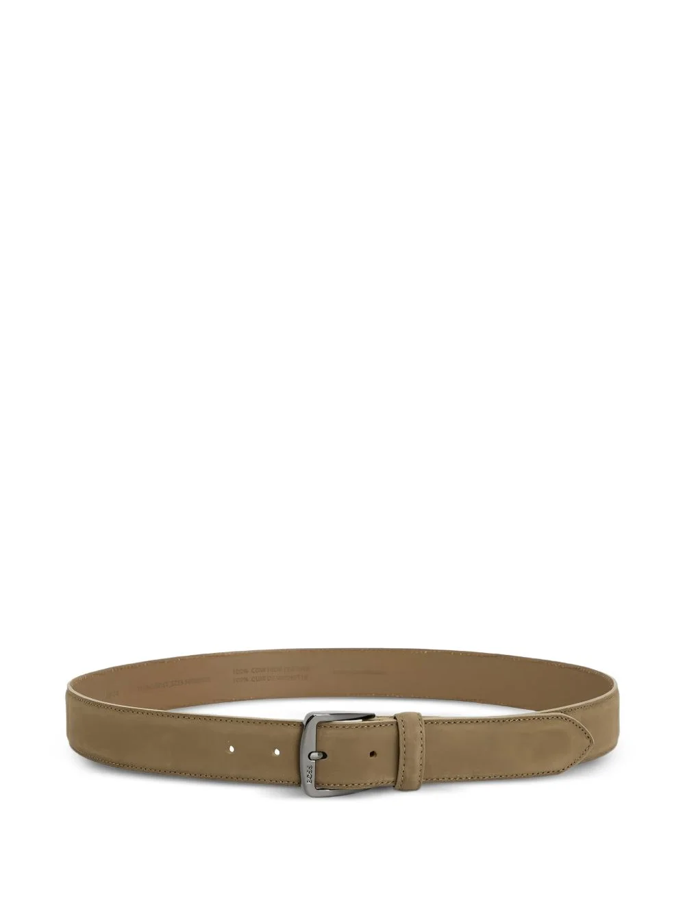 suede buckle-fastening belt - 1