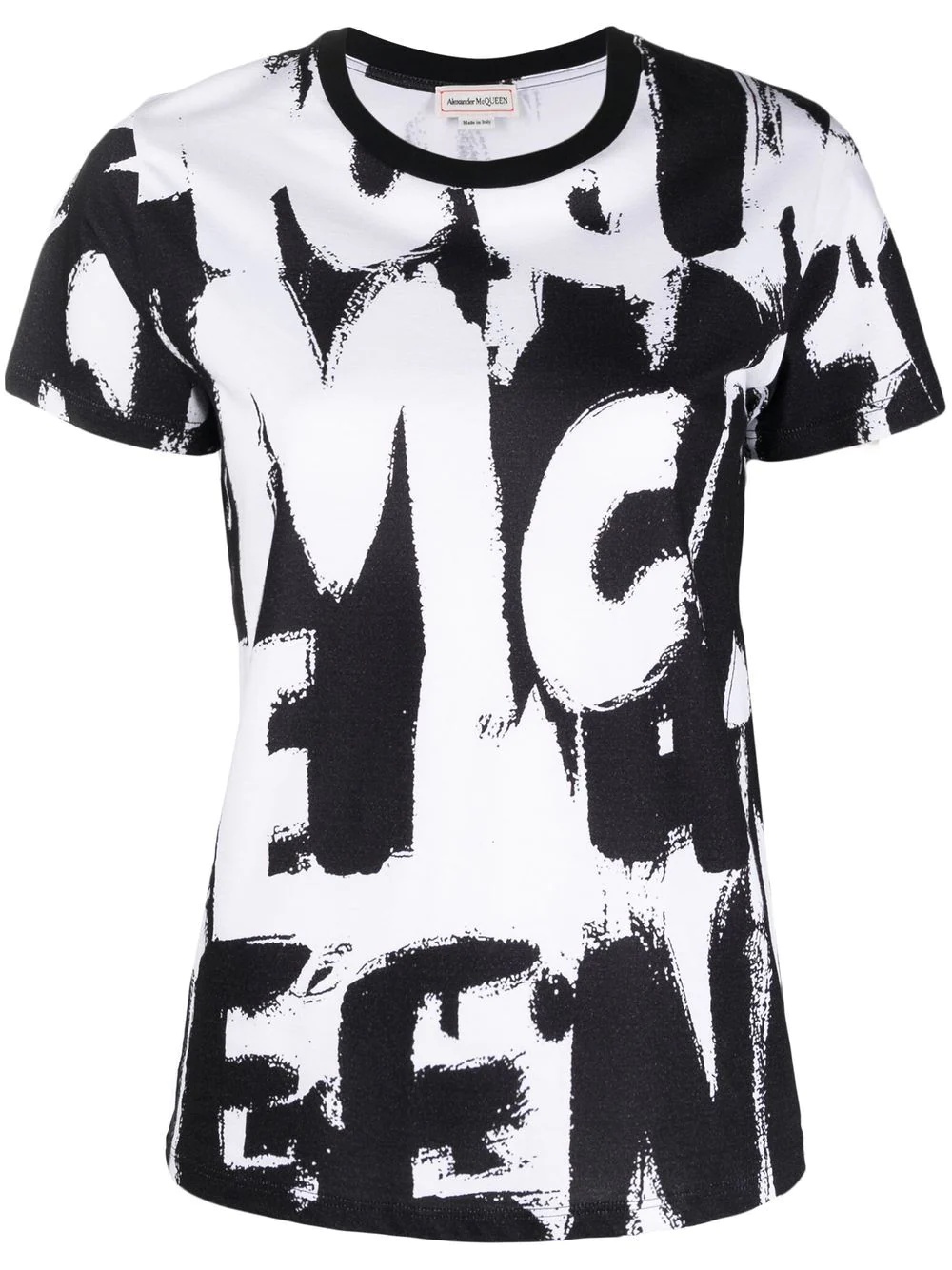 graffiti-print cotton T-shirt - 1