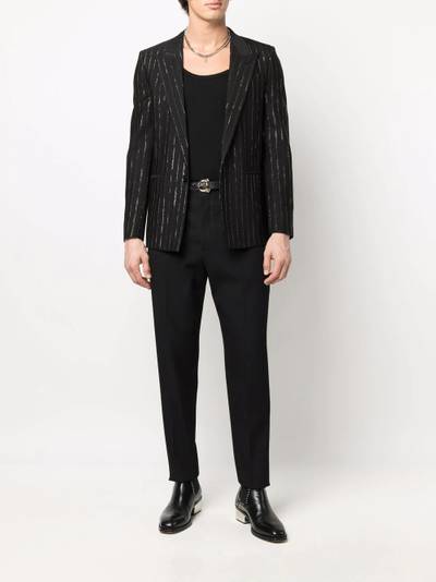 SAINT LAURENT single-breasted blazer outlook