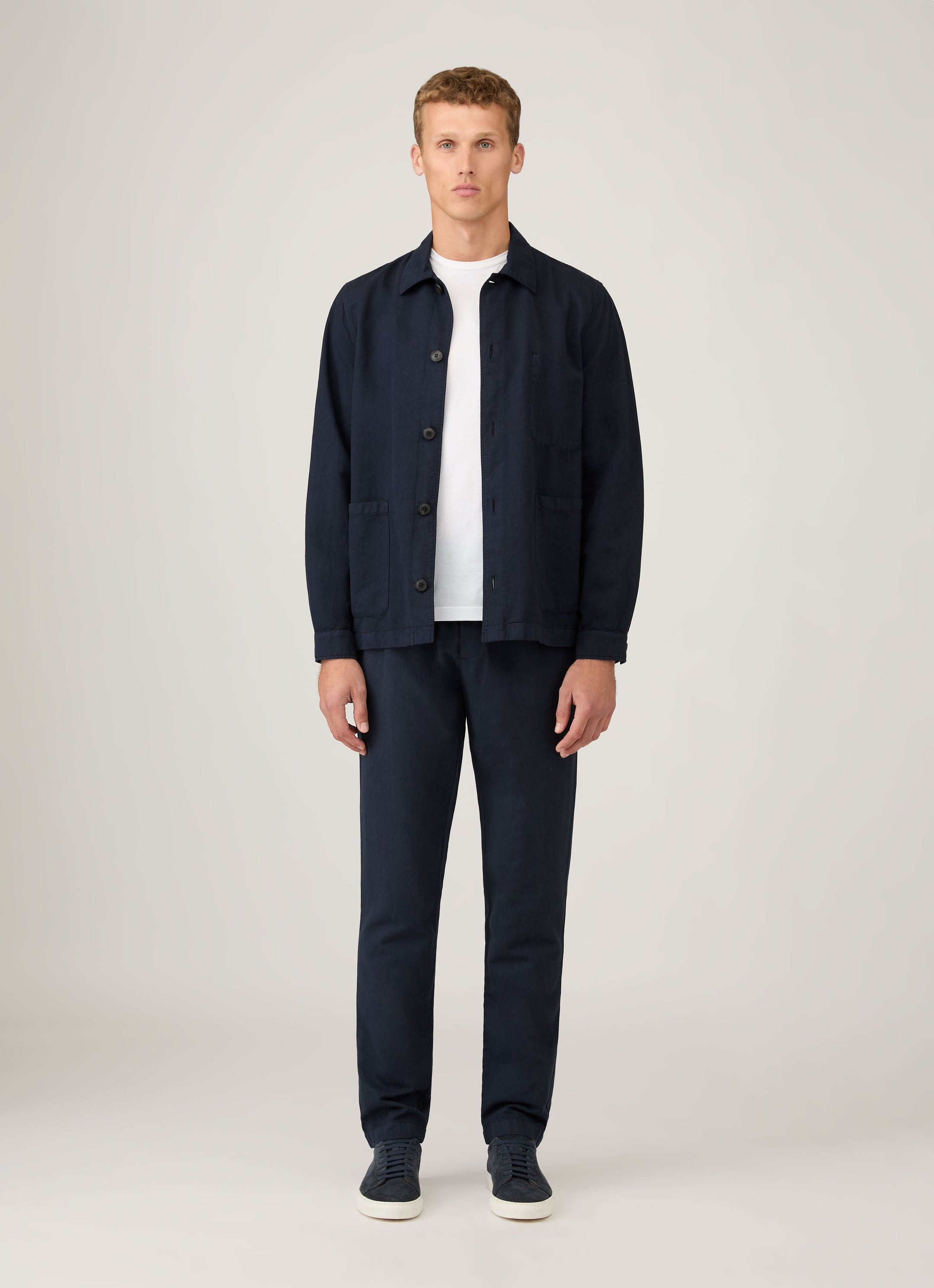 Cotton Linen Twin Pocket Jacket - 3