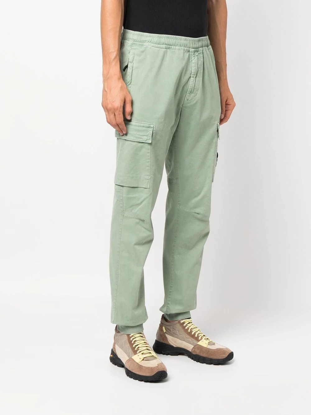 Compass-patch cargo trousers - 3