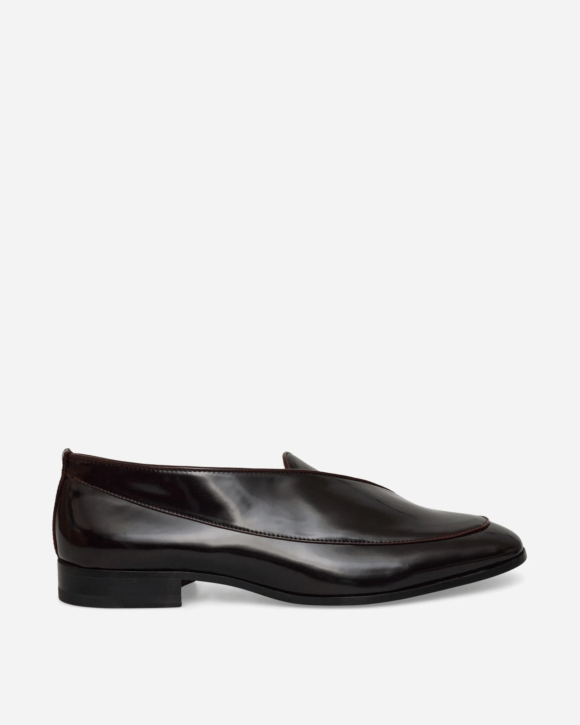 Shin Loafers Black / Burgundy - 1
