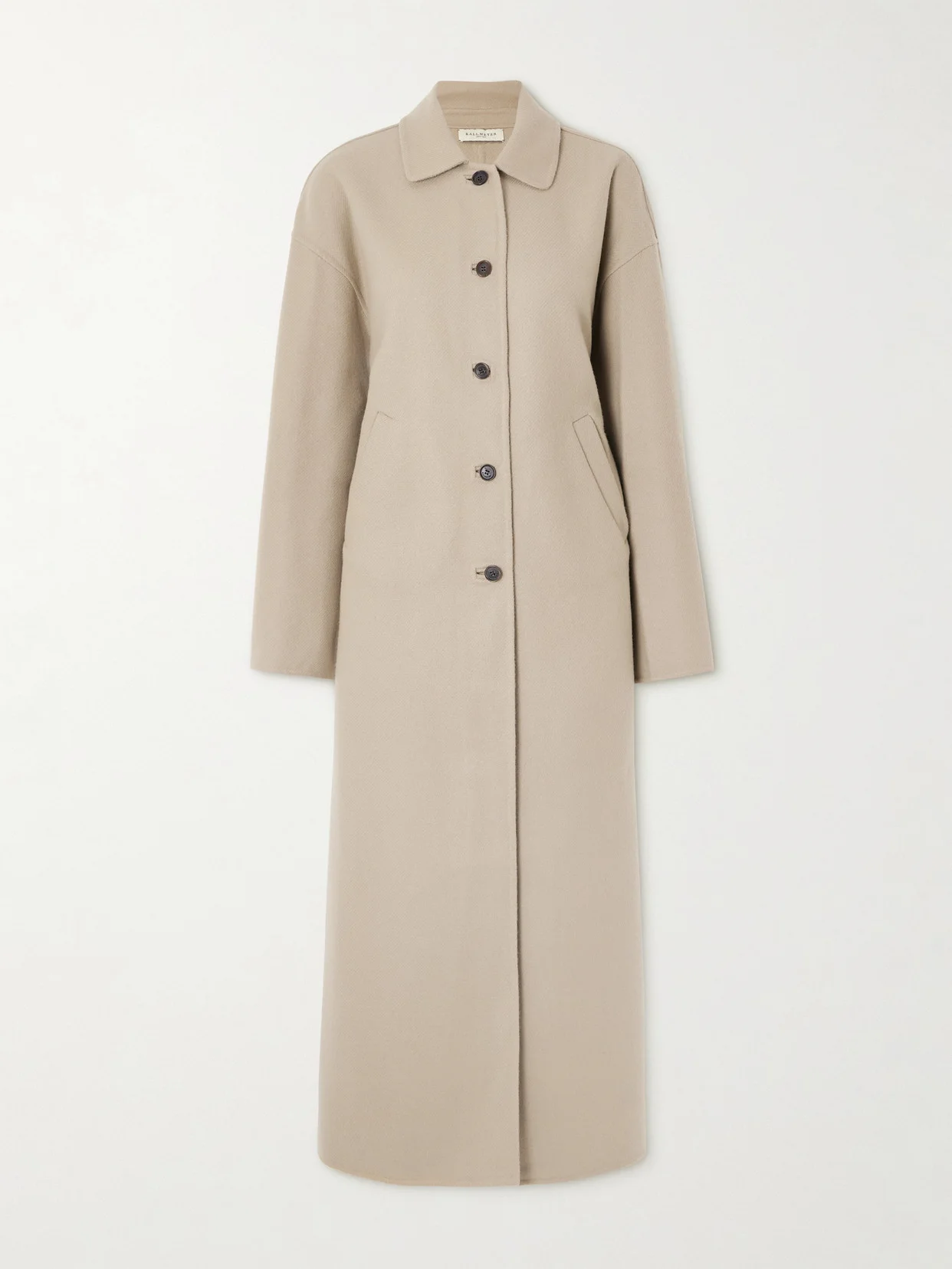 Constance Herringbone Wool-blend Coat - 1