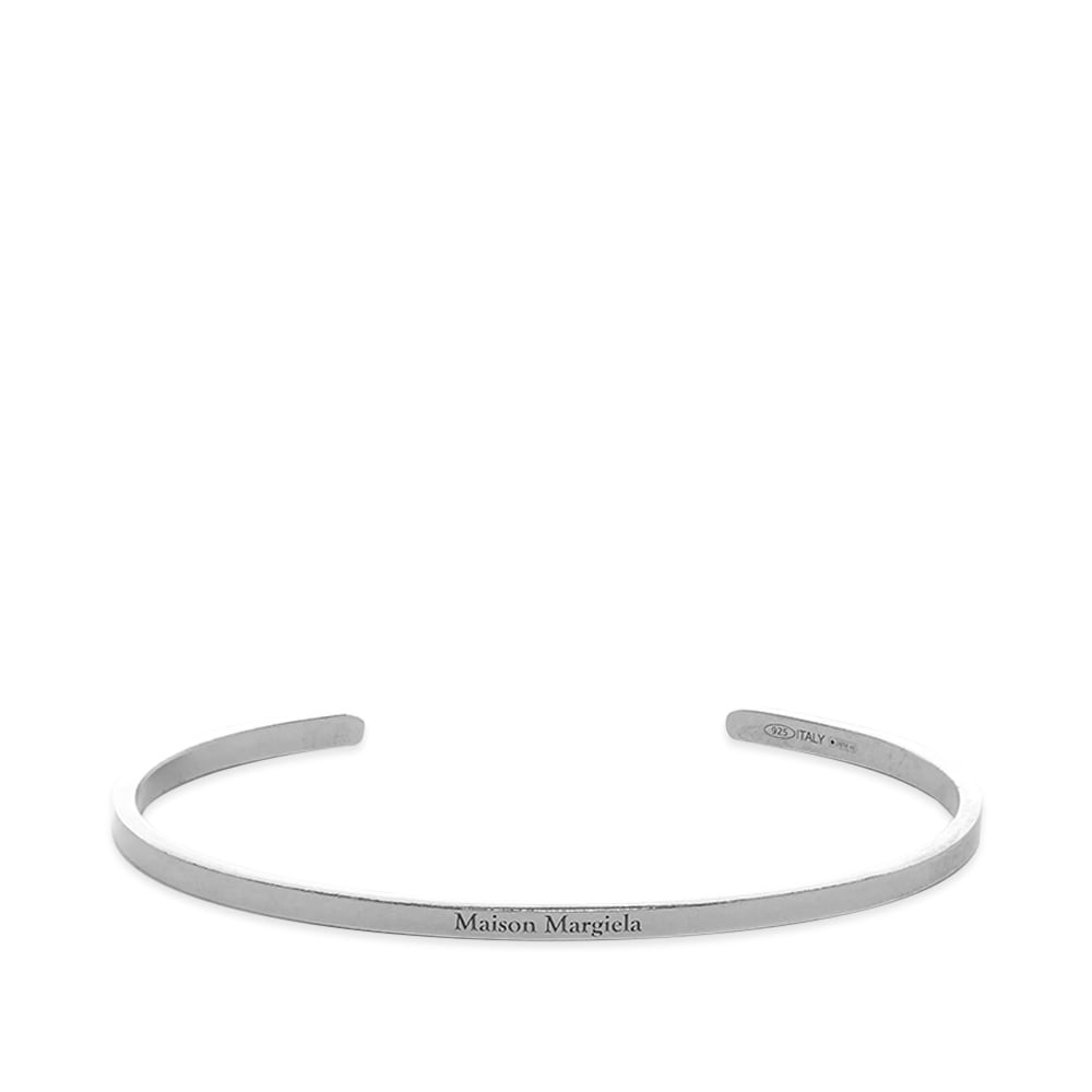 Maison Margiela Text Logo Slim Bangle - 1