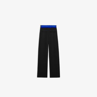 BALENCIAGA Men's Tailored Jogger Pants in Black outlook