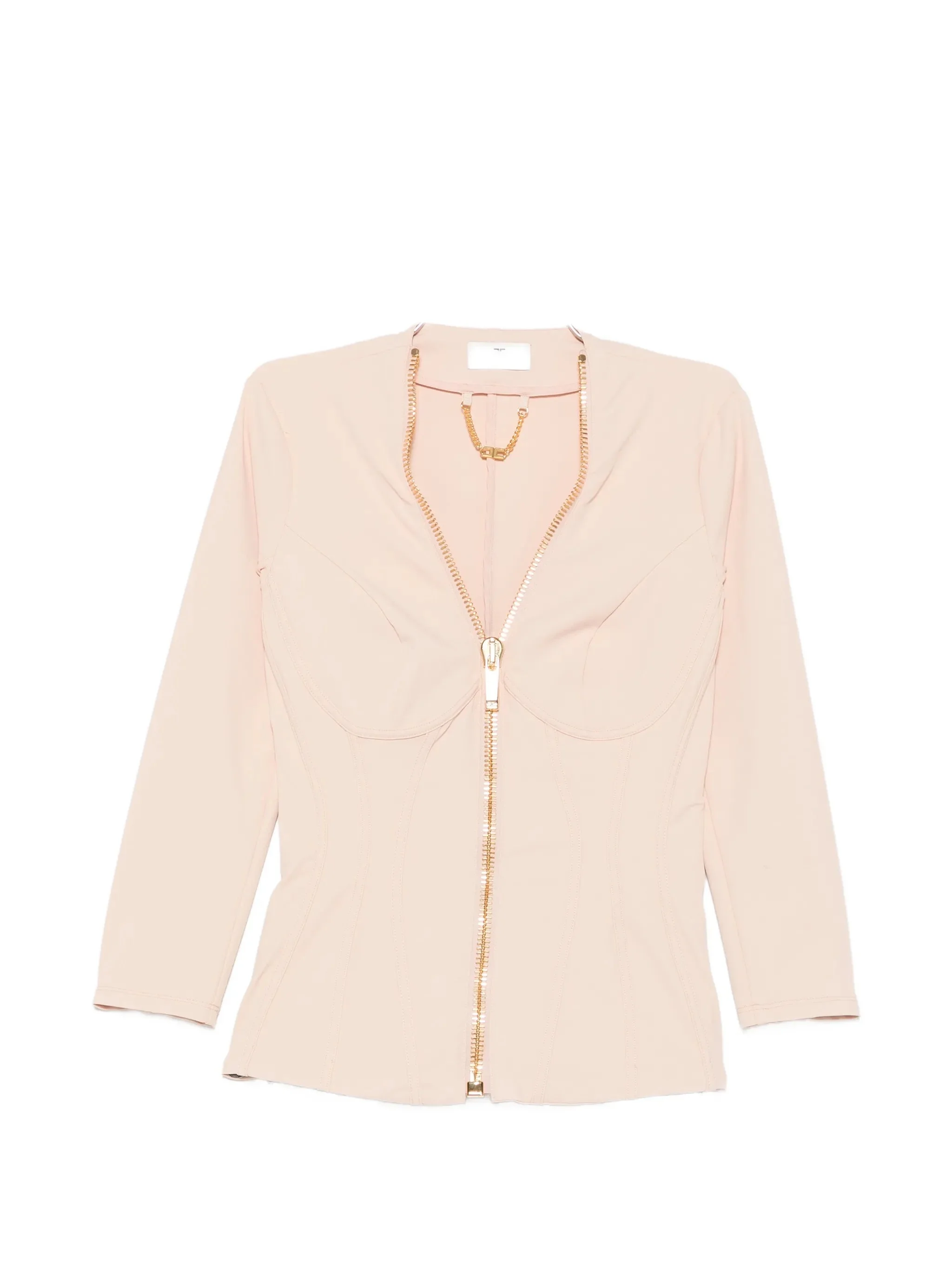 Elisabetta Franchi Corset-style Zip-up Jacket - 1
