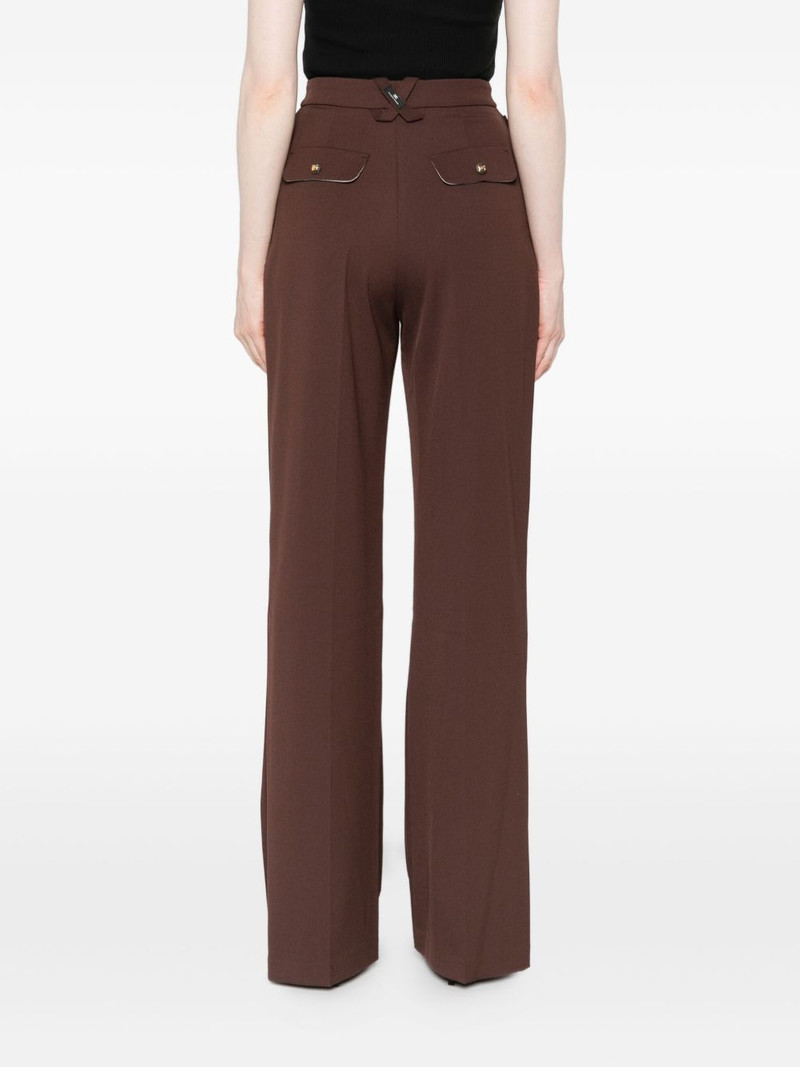 pleated button-detailed trousers 4