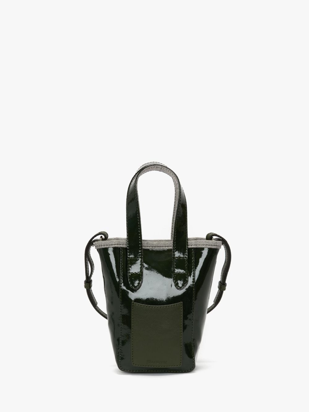 MINI BELT TOTE - MINI COATED DENIM TOTE BAG - 4