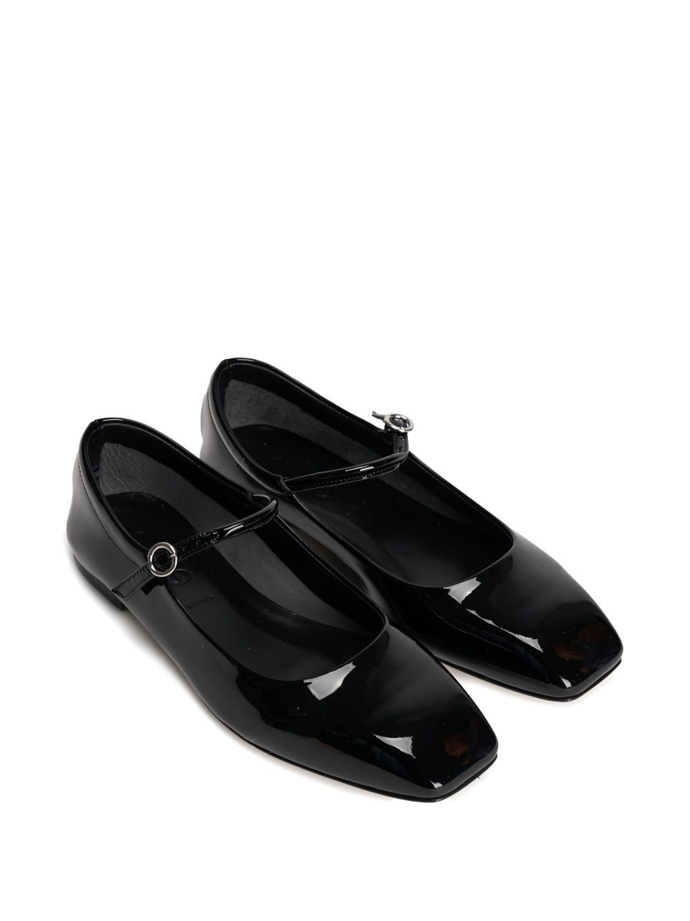 leather buckle-fastening ballet flats - 2