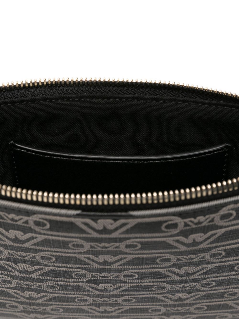 logo-jacquard shoulder bag - 5