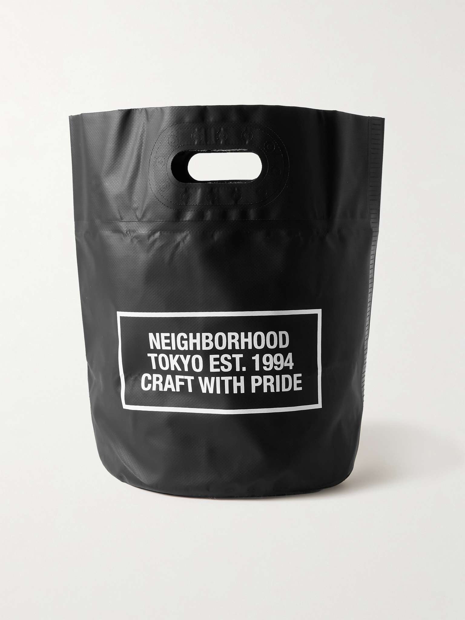 Logo-Print Tarp Tote Bag - 1