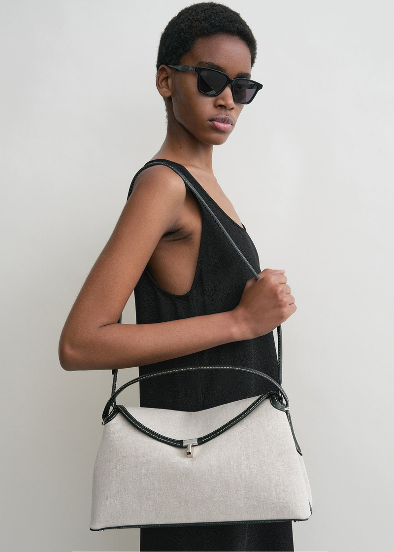 T-Lock top handle ecru/black 3