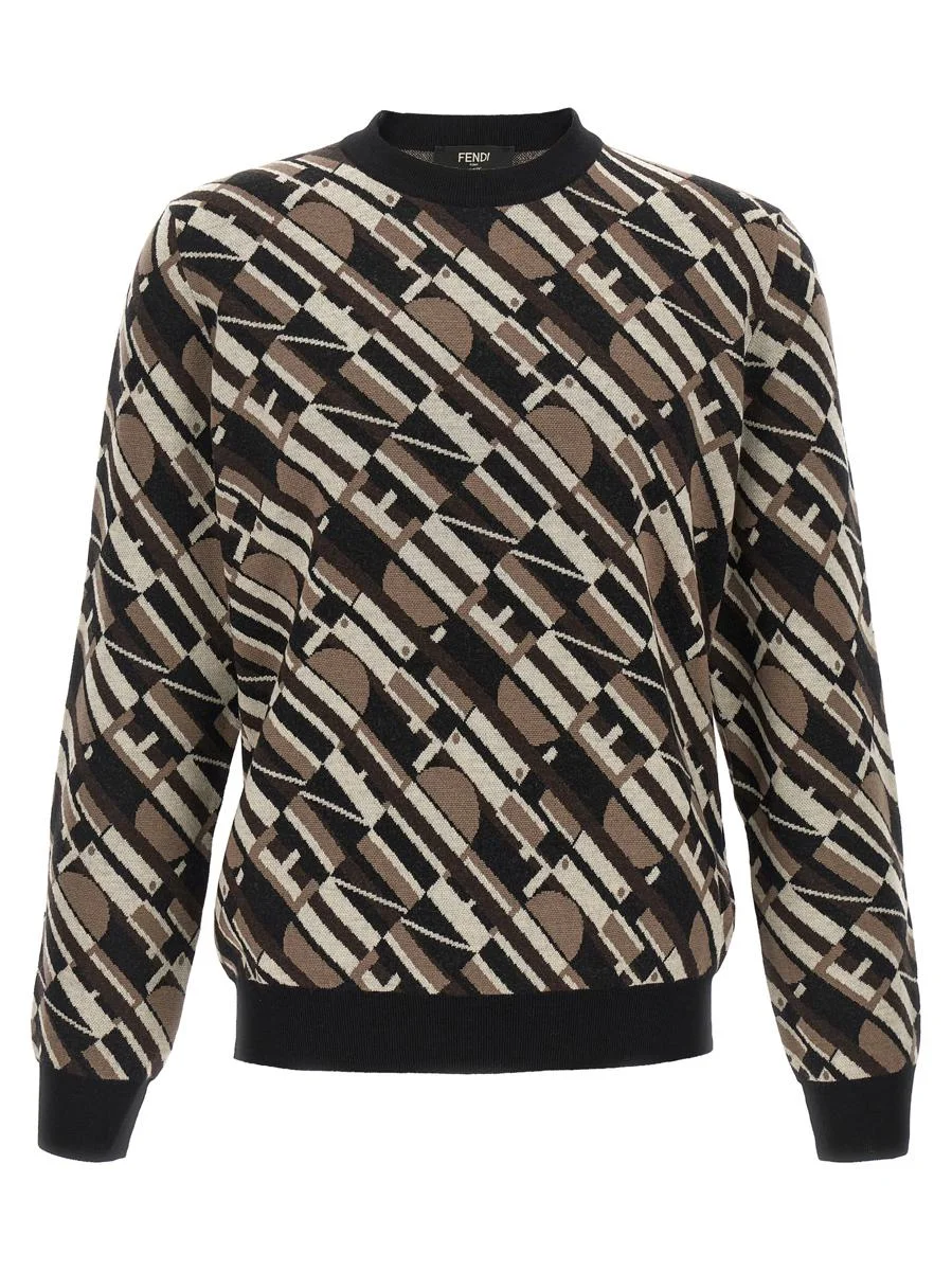 Fendi 'Fendi Tape' Sweater - 1