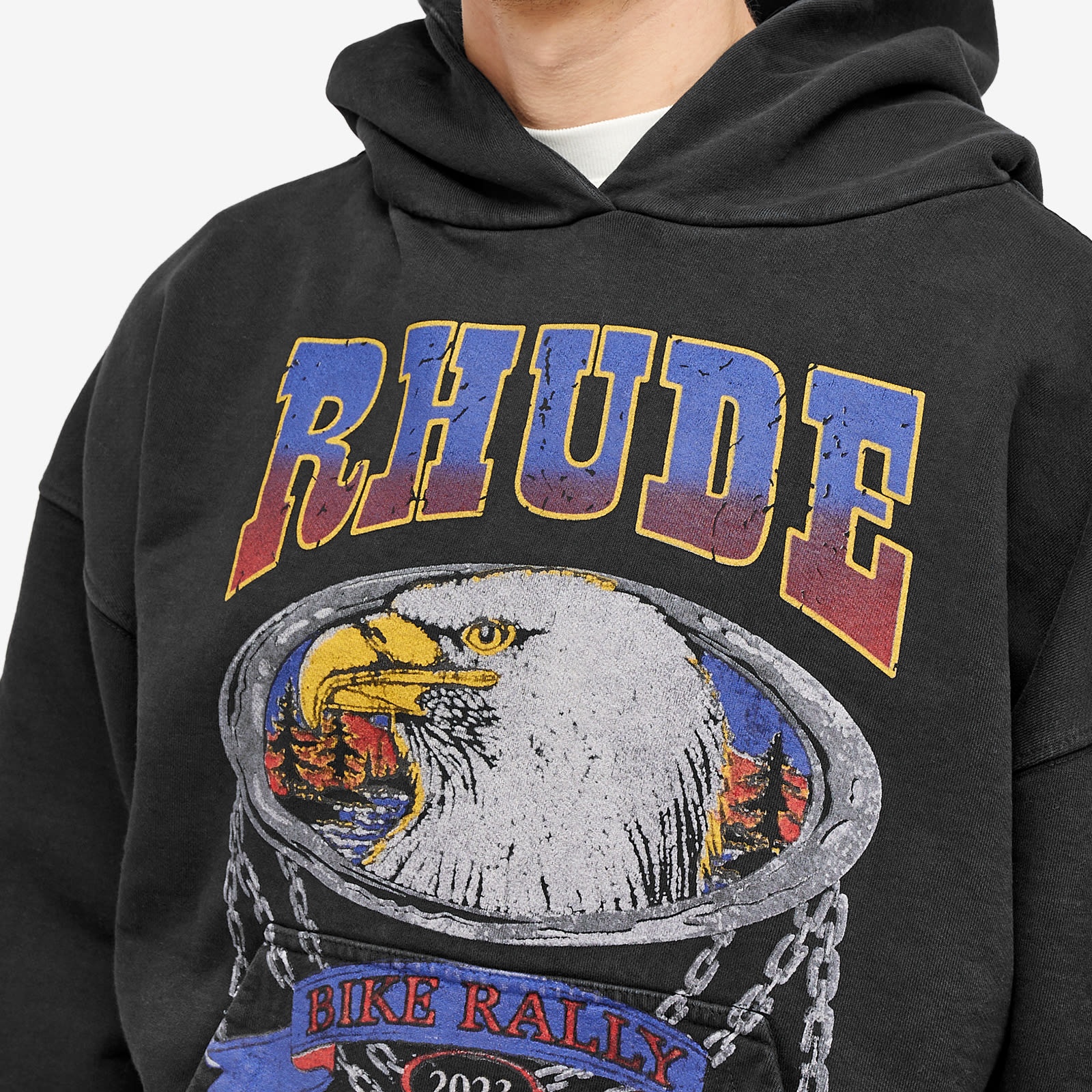 Rhude Rhude Screaming Eagle Hoodie endclothing REVERSIBLE