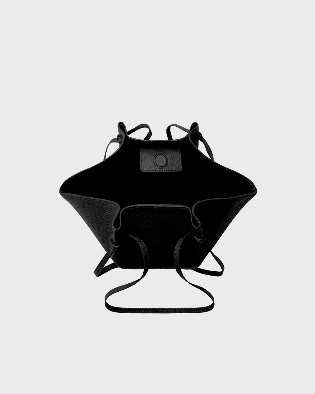 Mochi Pebble Grain Leather Bag  Black ONESIZE - 4
