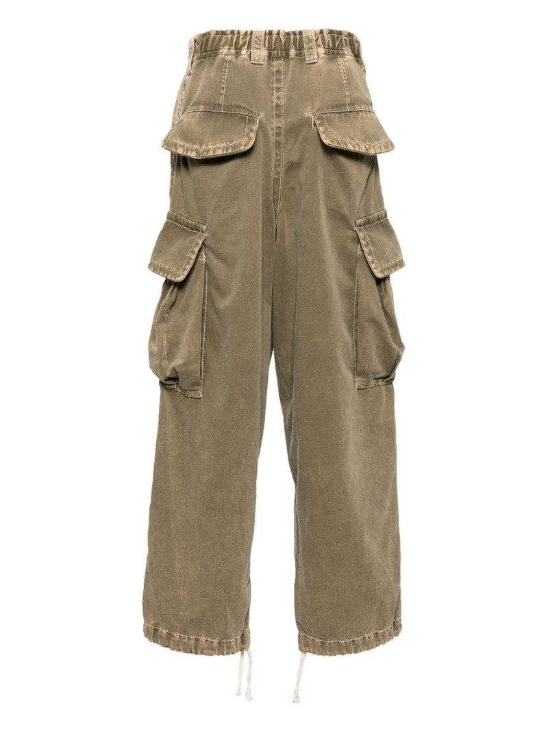 Maison MIHARAYASUHIRO logo-patch cargo trousers outlook