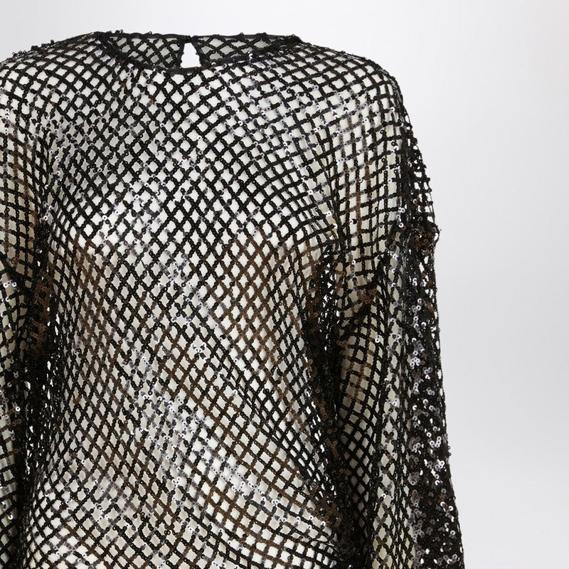 The Attico mesh sequined mini dress - 2