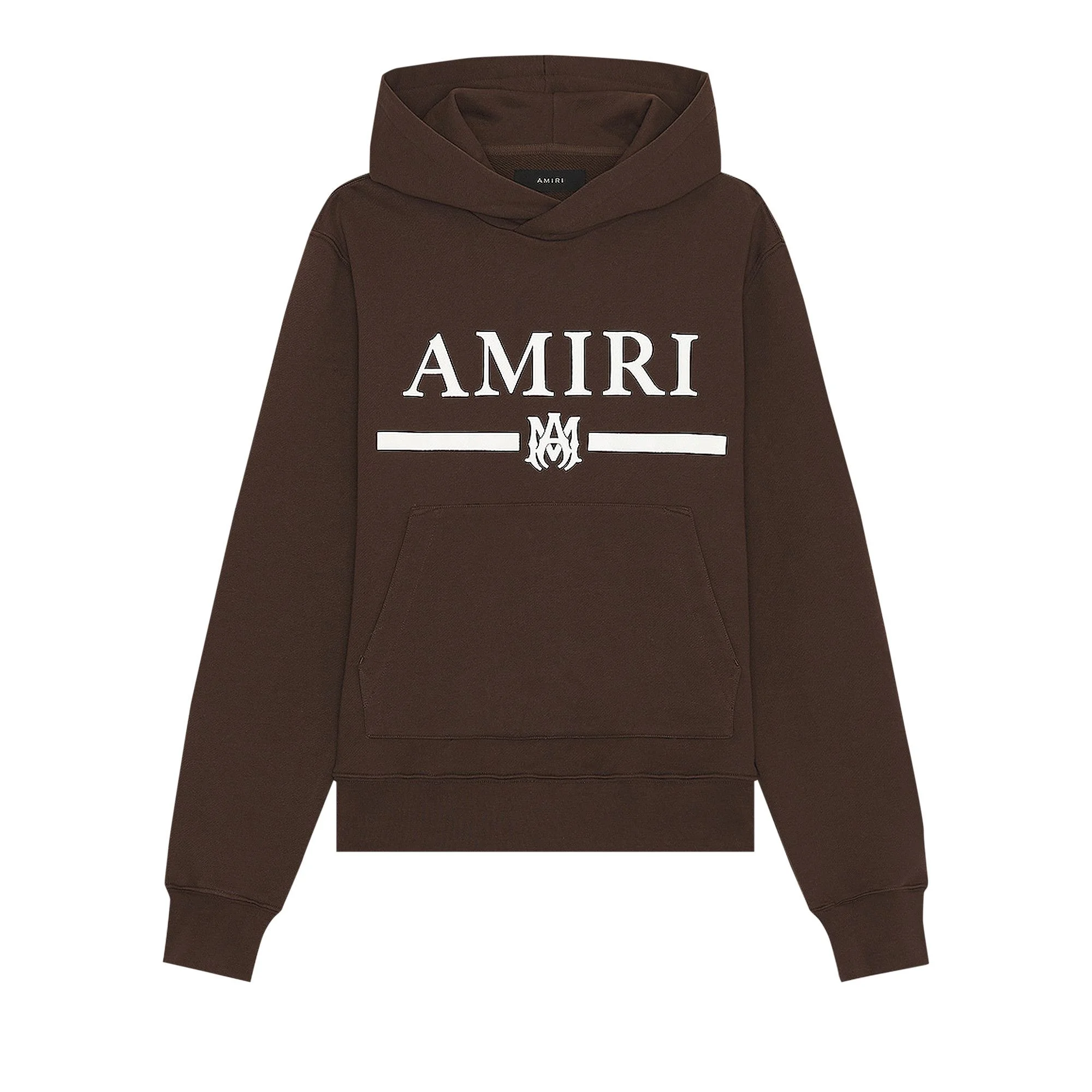 Amiri MA Bar Hoodie 'Brown' - 1