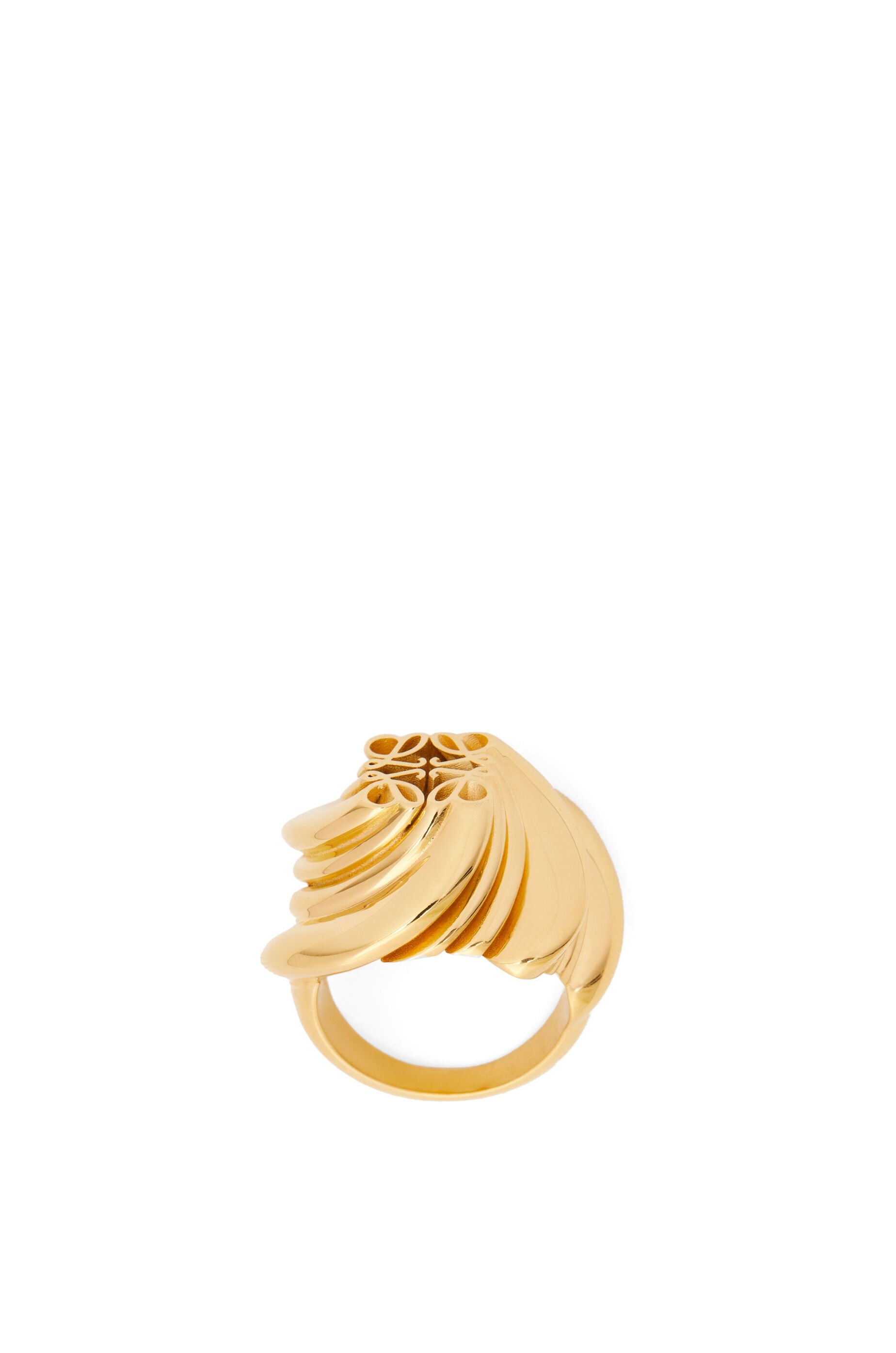 Twisted Anagram signet ring in sterling silver - 4