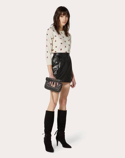 Valentino Leather Mini Skirt outlook