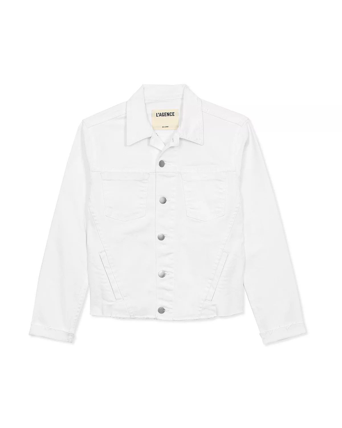 Janelle Slim-Fit Raw Denim Jacket - 9