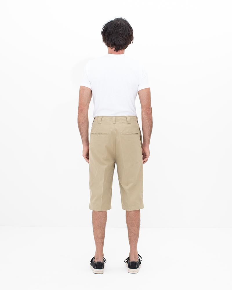 WIDE CHINO SHORTS BEIGE - 3
