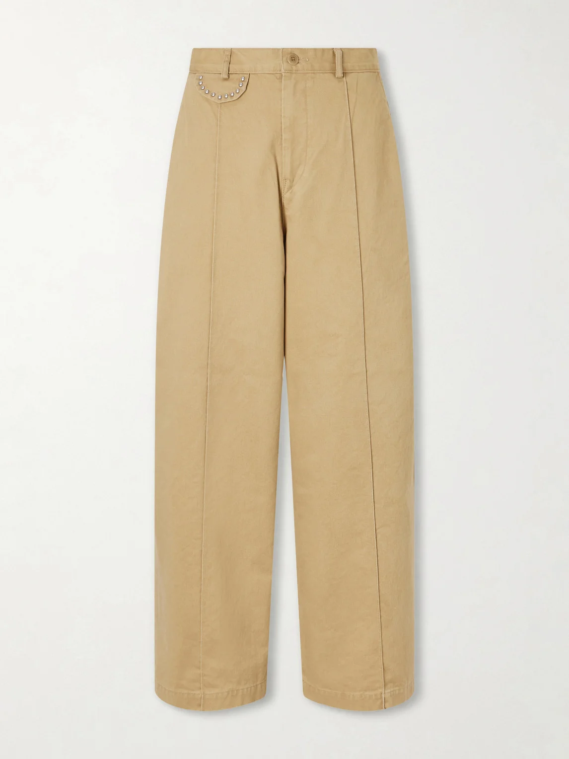 Boogie Day Straight-Leg Panelled Cotton-Twill Trousers - 1