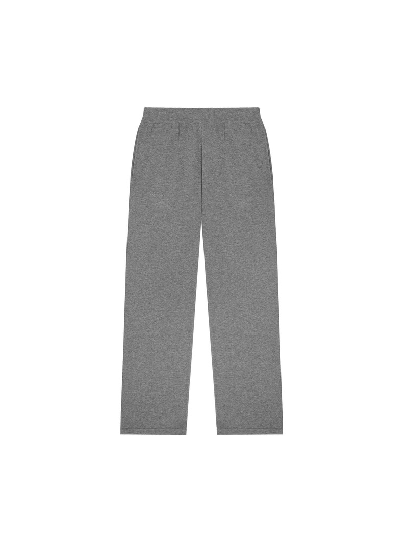 Womens DNA Knitted Straight Leg Track Pants - Grey Marl 1