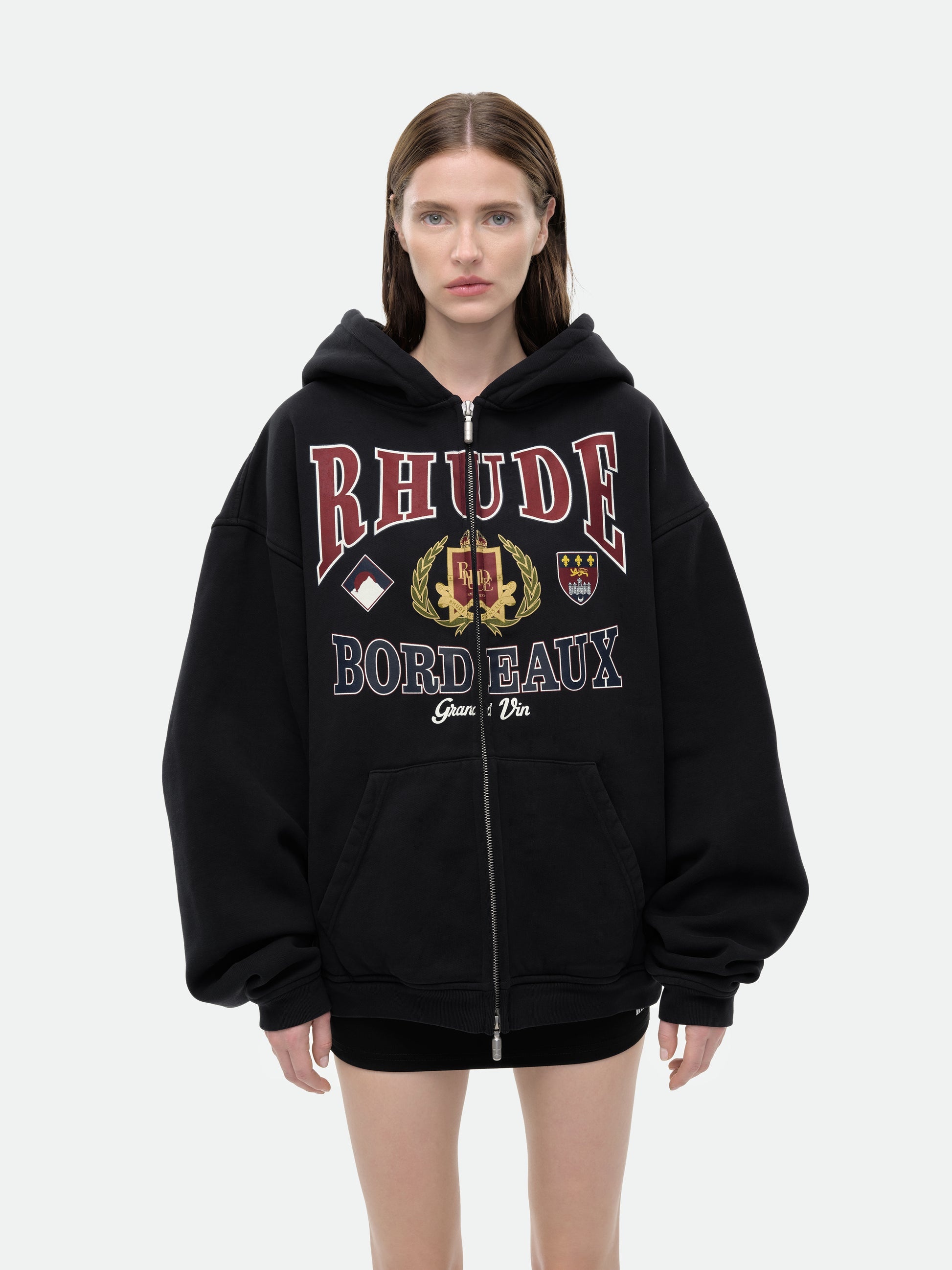 BORDEAUX GRAND VIN ZIP-UP HOODIE - 6