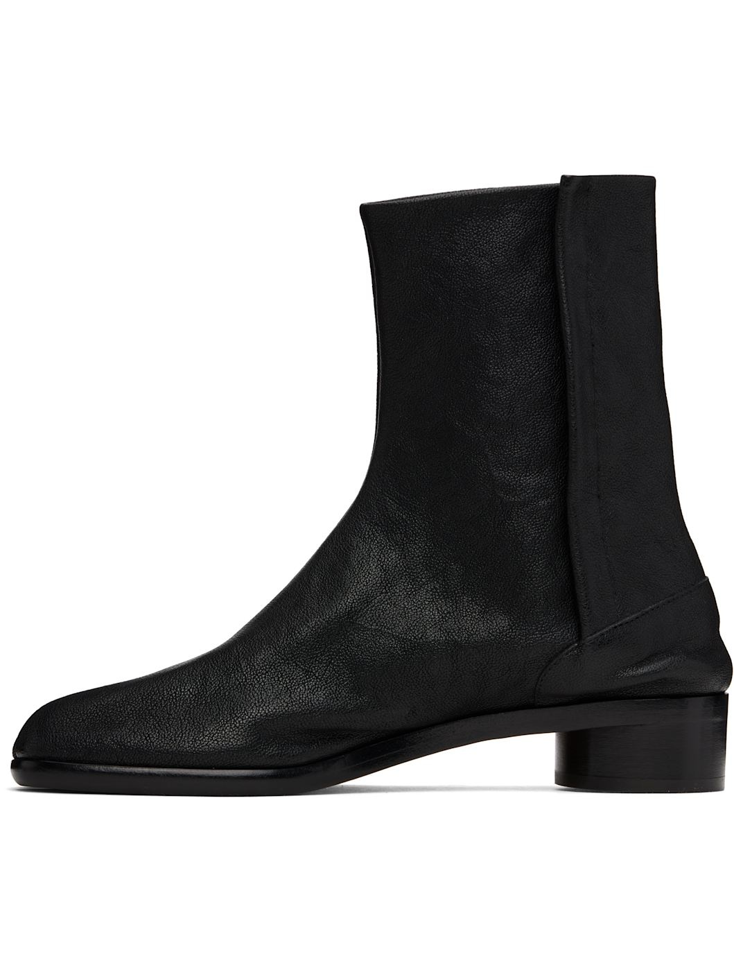 Black Tabi Ankle Boots - 3