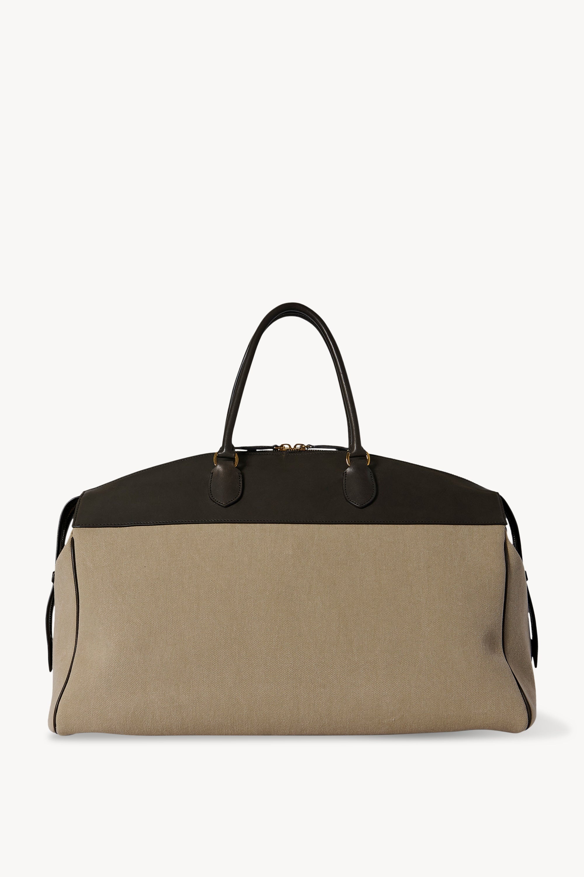 XL George Duffle in Leather and Denim - 1