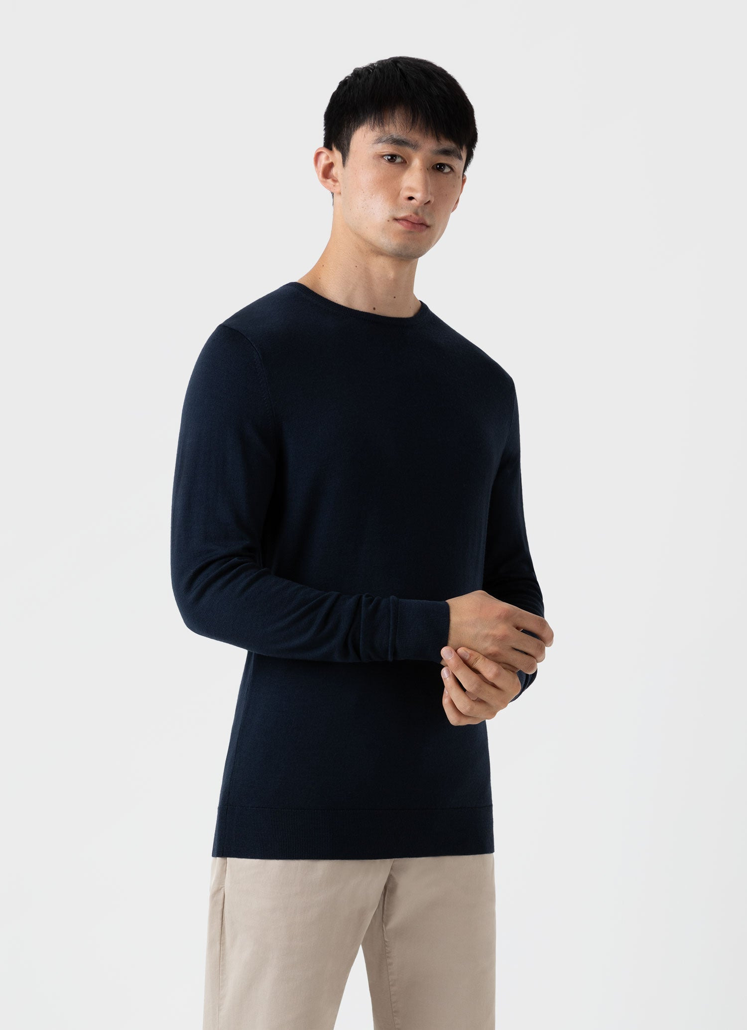Fine Merino Wool Crew Neck - 2