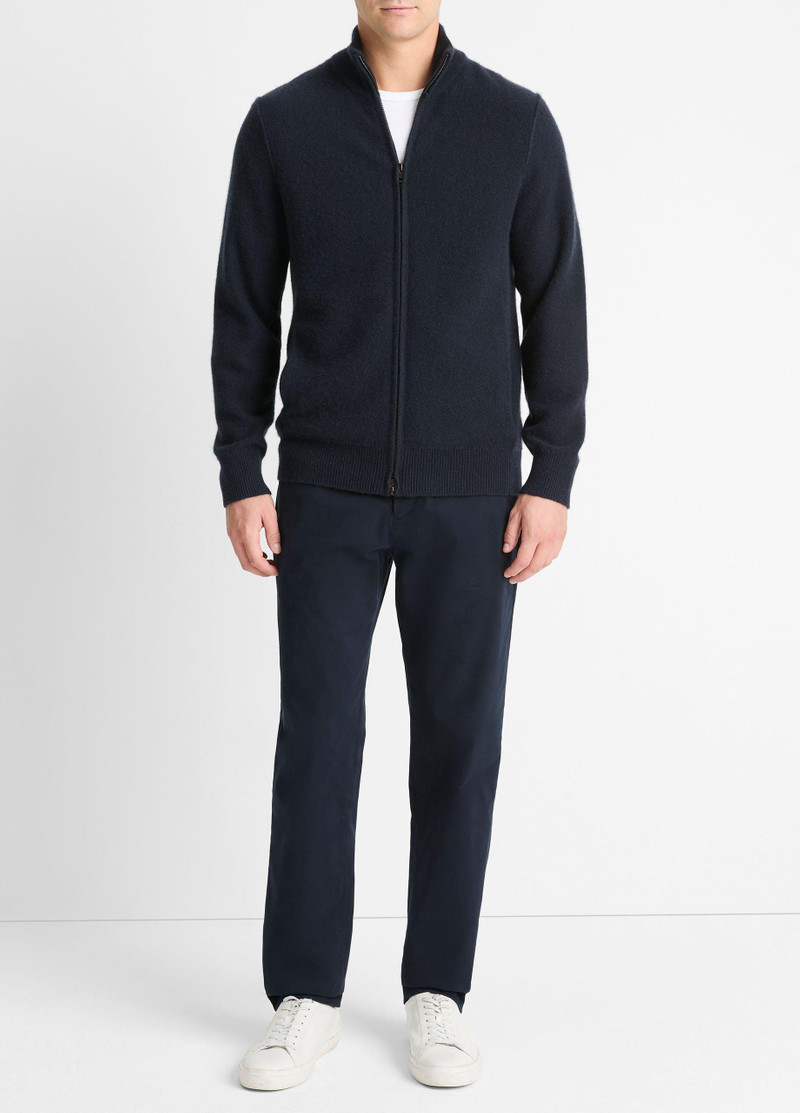 Plush Cashmere Full-Zip Sweater 1