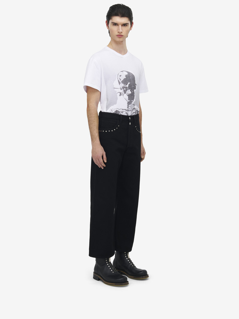 Alexander McQueen Cropped Denim Jeans outlook