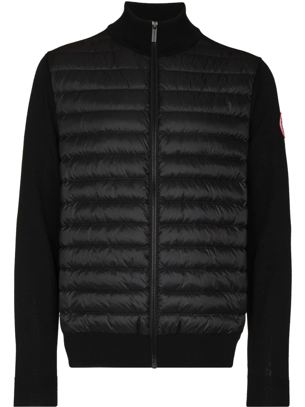 HyBridge knitted padded jacket - 1