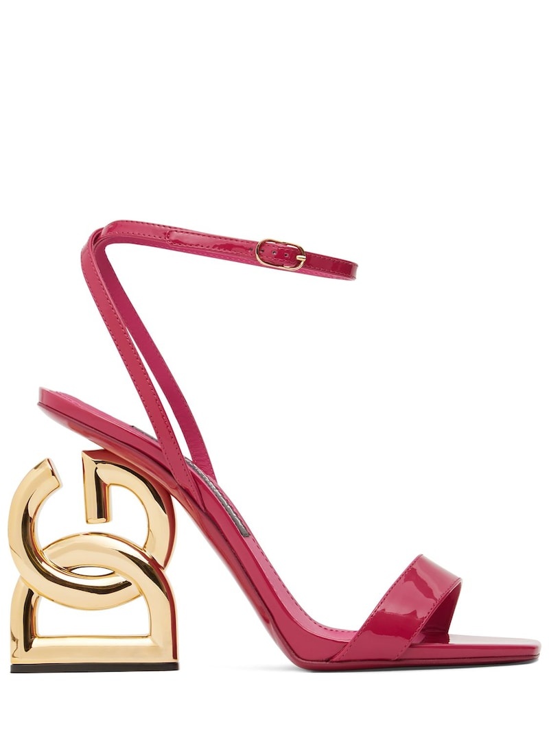 105mm Keira patent leather sandals - 1