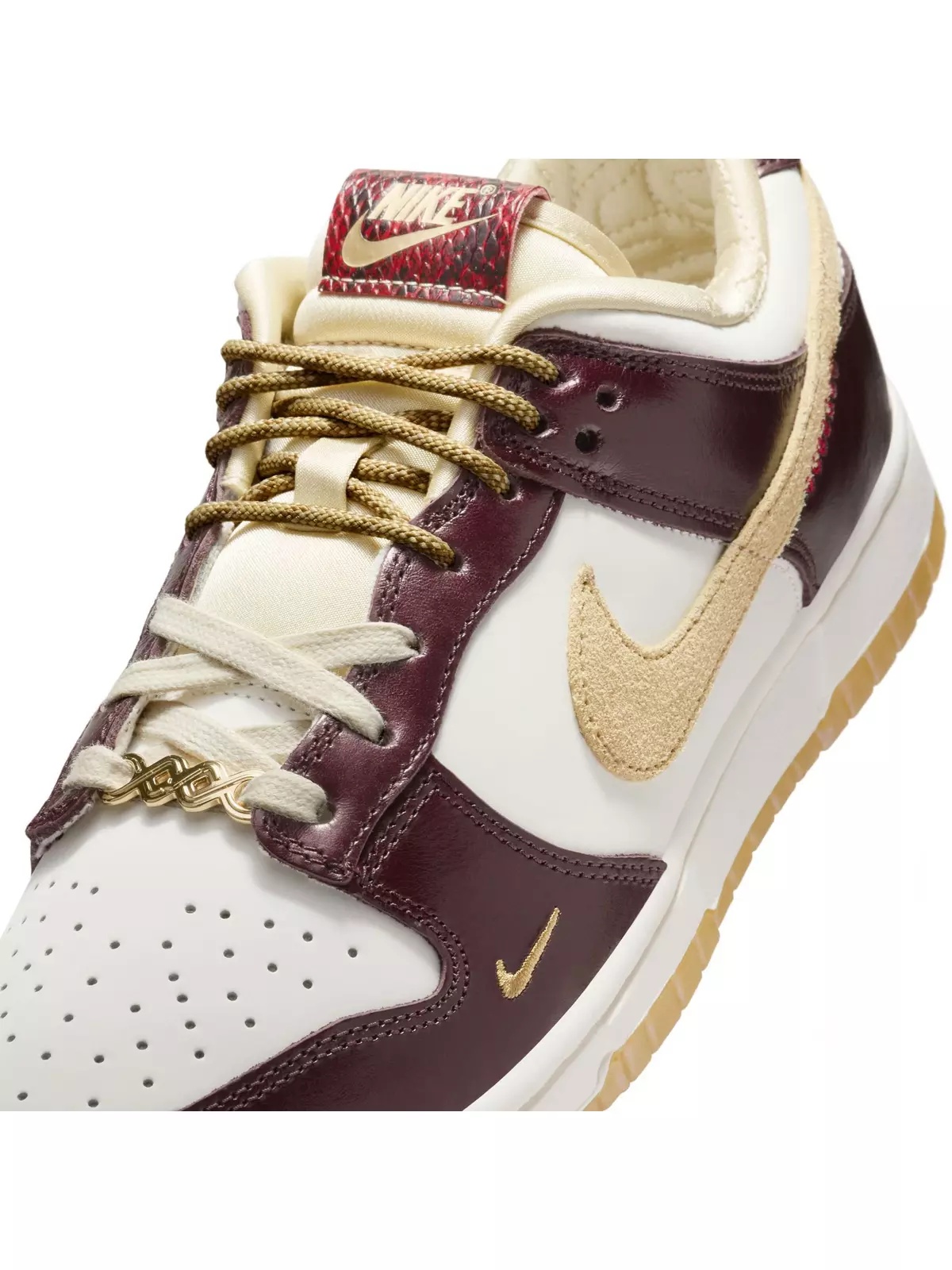 Dunk Low LX "Sail/Team Gold/Burgundy Crush" Women's Shoe - 9