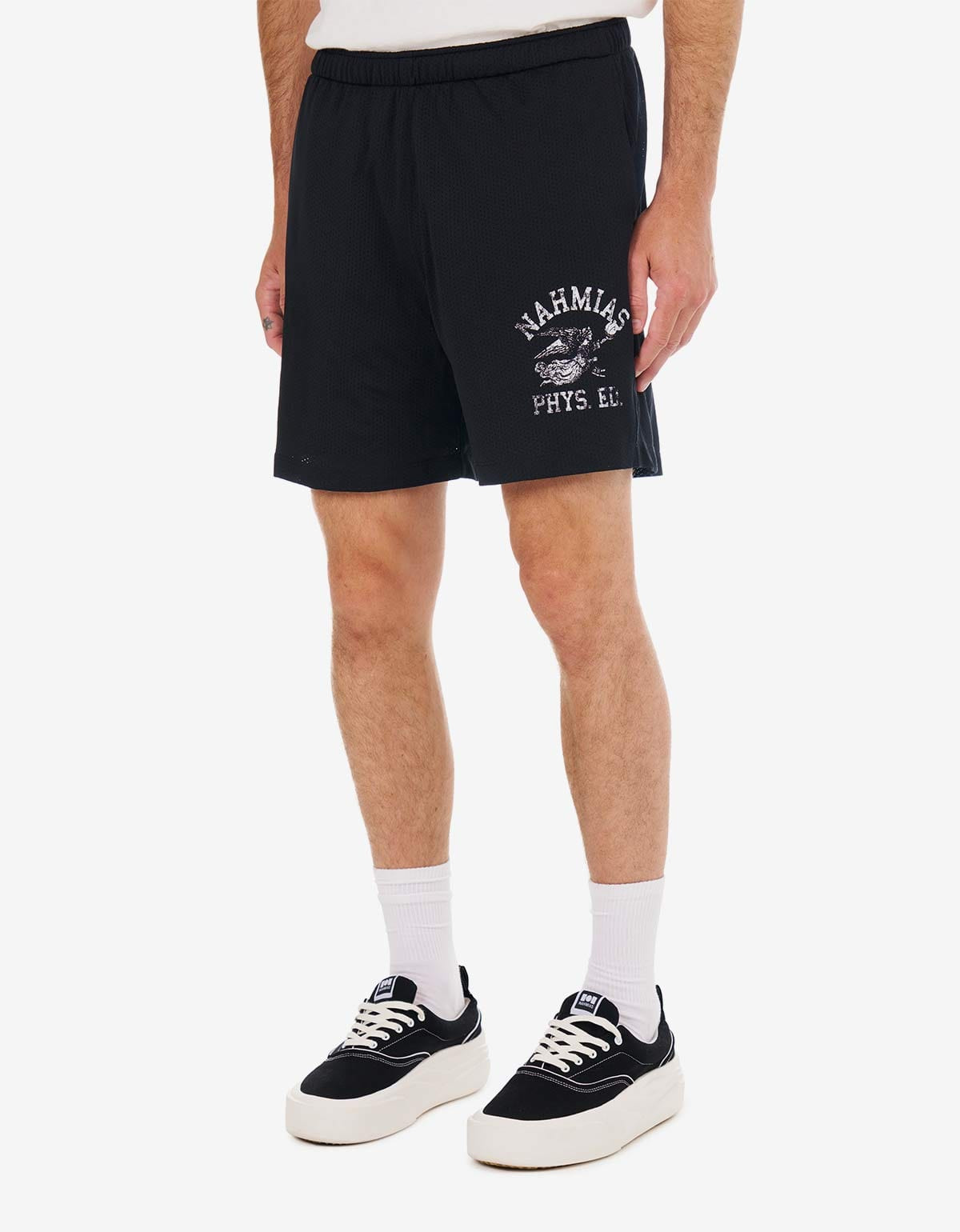 Nahmias Black Mesh PHYS. ED. Shorts - 3