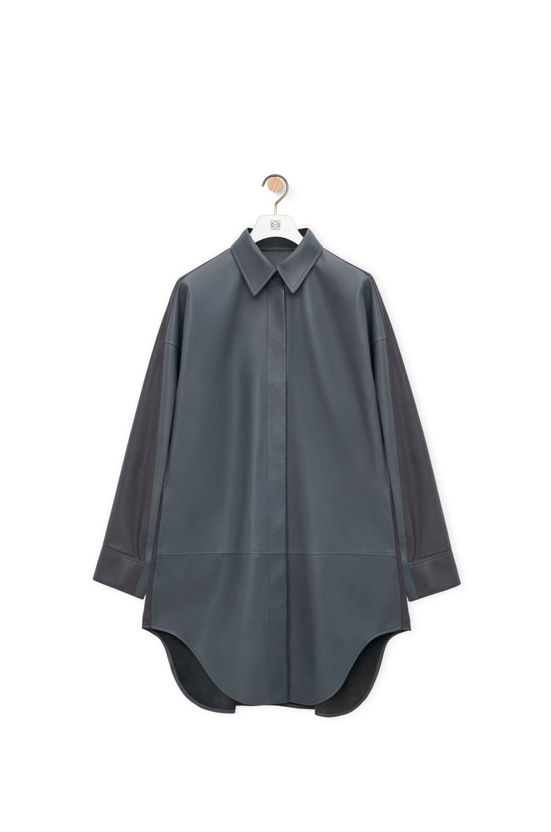 Overshirt in nappa lambskin - 1