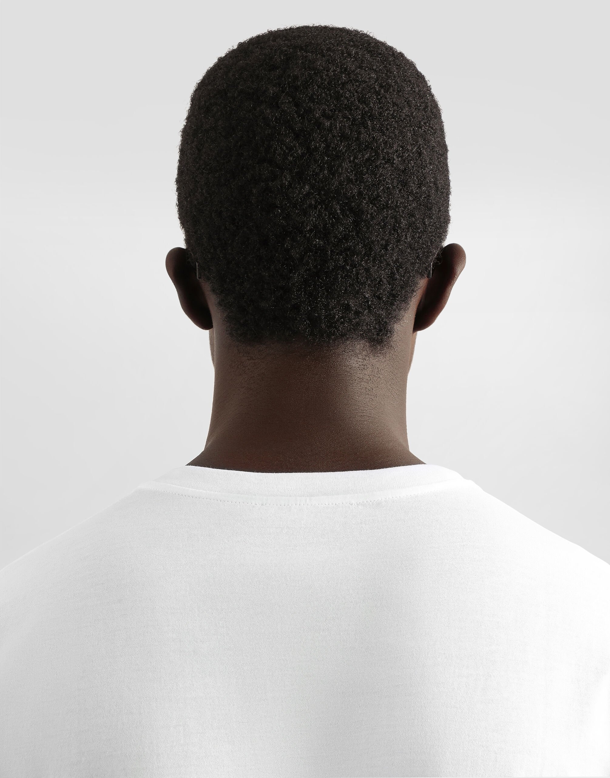 Cotton T-shirt with tag - 5