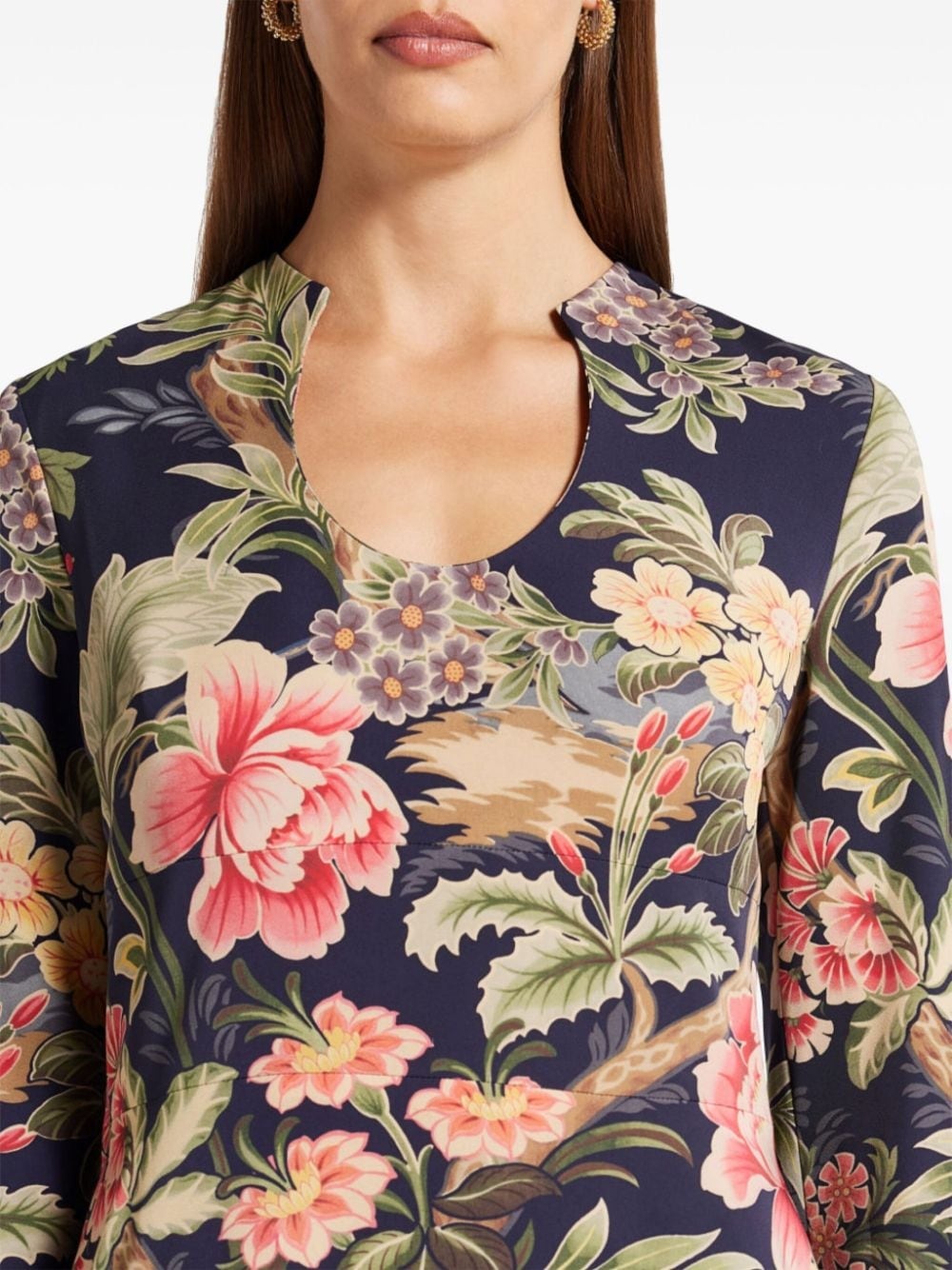 floral-print minidress - 5