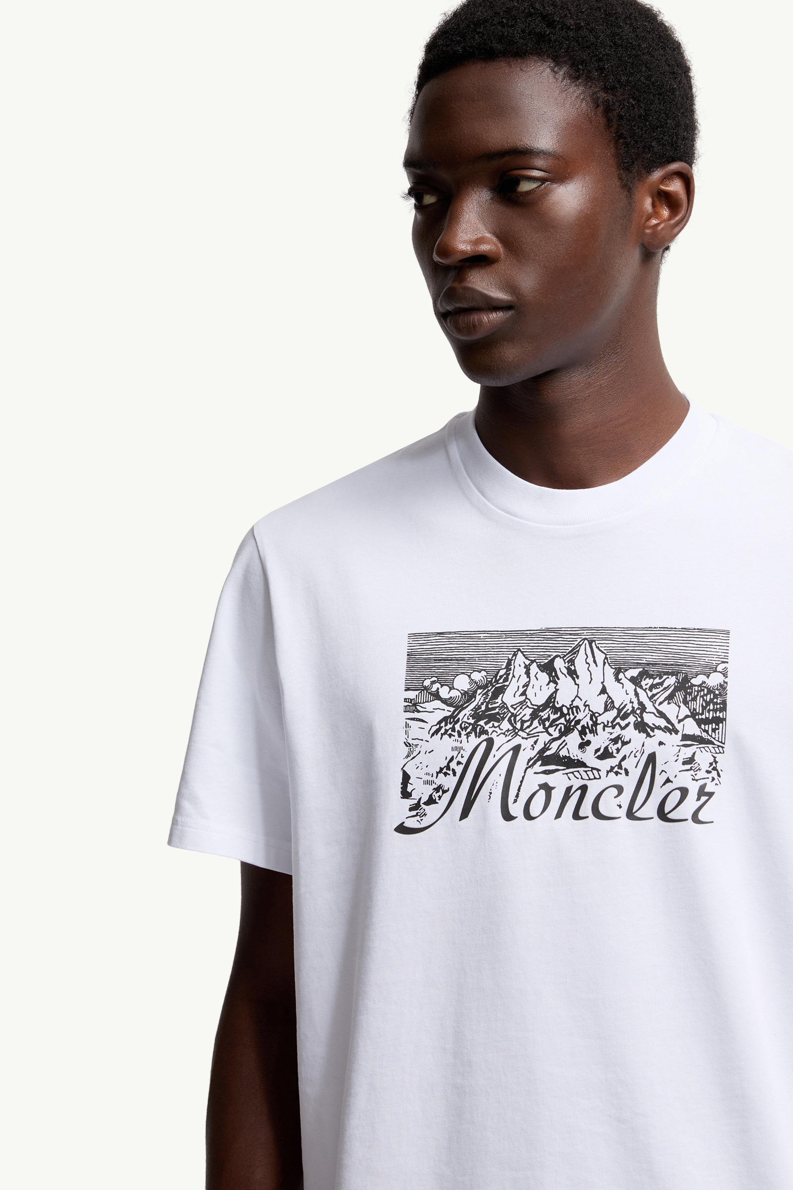Mountain Logo Cotton T-Shirt - 6