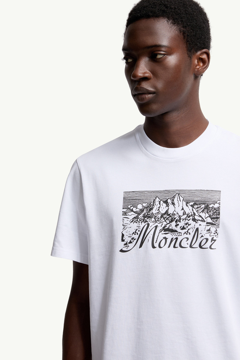 Mountain Logo Cotton T-Shirt 6