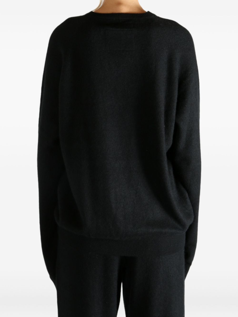 V-neck cashmere sweater - 4
