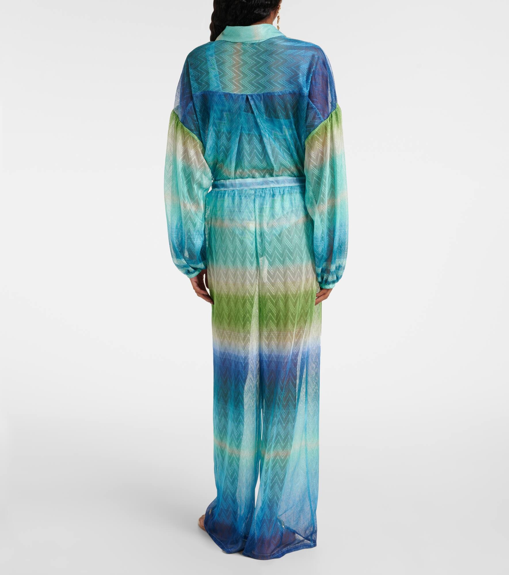 Zig Zag palazzo pants - 3