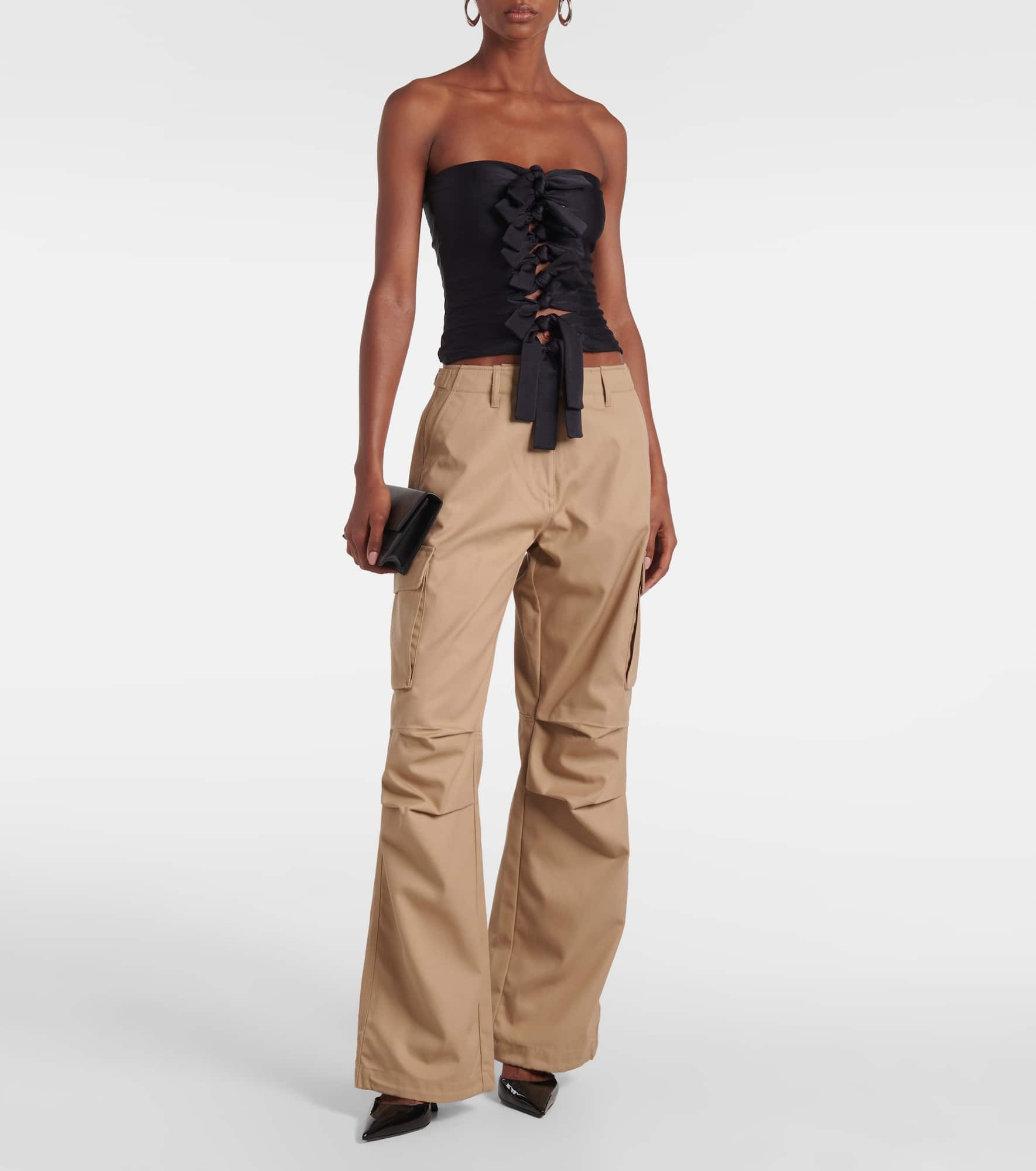 Cotton cargo pants - 2