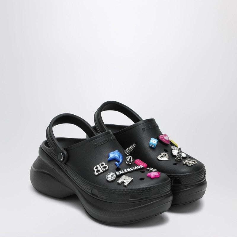 Balenciaga Black Crocs Jibbitz Women - 1