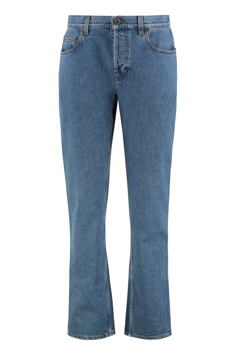 Burberry 5-Pocket Straight-Leg Jeans - 1